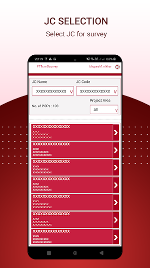 FTTx mDSurvey Screenshot 2