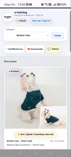 BUDDY STORE Toptan Pet Kıyafet Screenshot 1