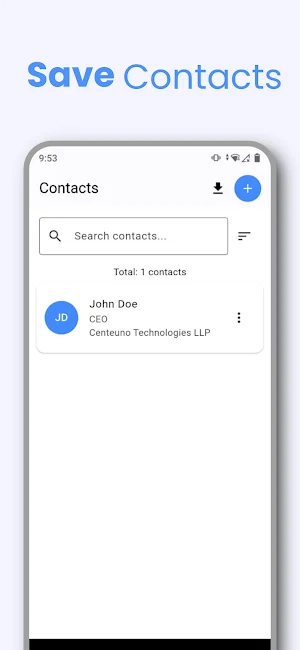 BizDro - Business Card Scanner Screenshot 1