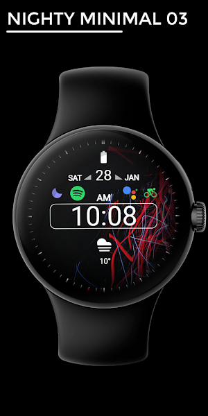 Nighty Minimal 03 - watch face Screenshot 0