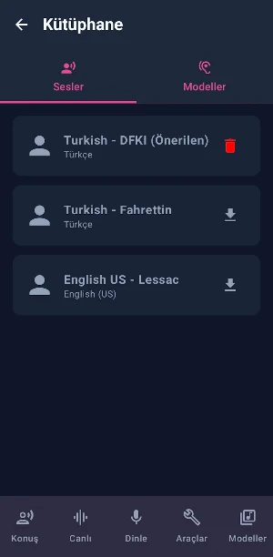 MobAI Voice: Canlı AI Asistan Screenshot 2