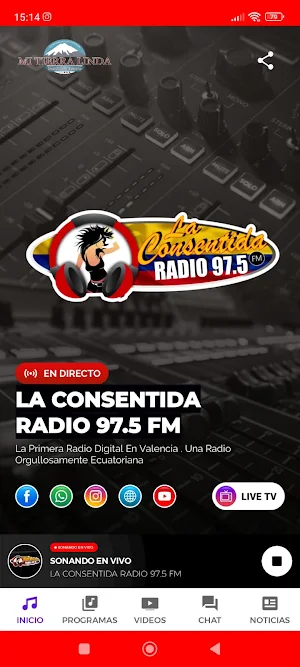 La Consentida Radio 97.5 FM Screenshot 1