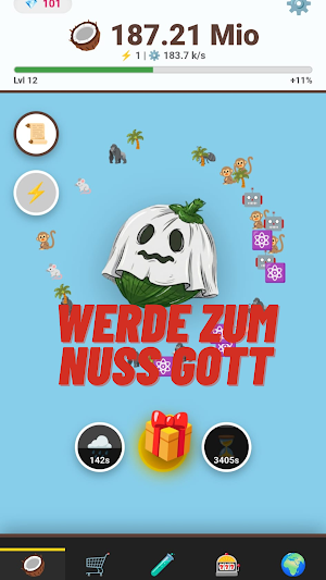 Coconut Clicker - Idle Game Screenshot 1