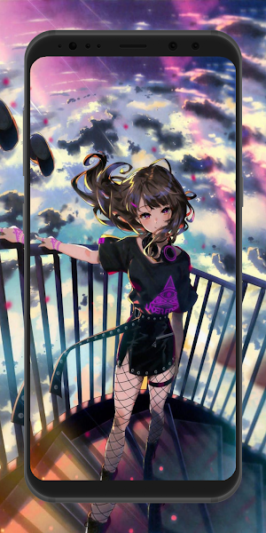 Anime Girl Wallpaper HD Screenshot 2