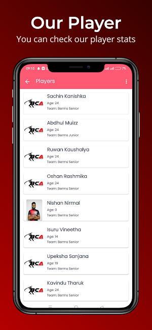 Berms Cricket App Screenshot 2