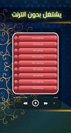 القارئ عمر الدريويز- بدون نت Screenshot 0