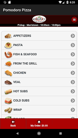 Pomodoro Pizza Screenshot 0