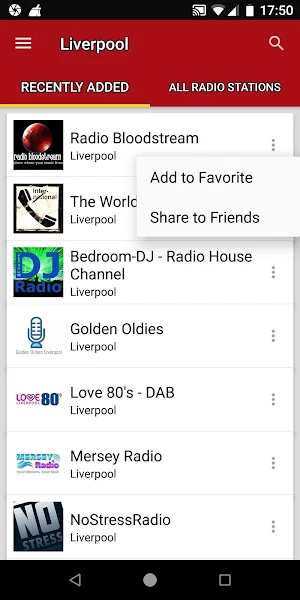 Liverpool Radio Stations - UK Screenshot 1