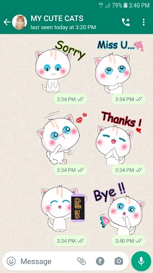 WASticker: Cat Stickers Screenshot 0
