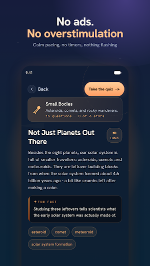 Cosmos: Space Quiz for Kids Screenshot 2
