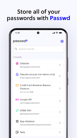 Passwd: Team Password Manager Screenshot 0
