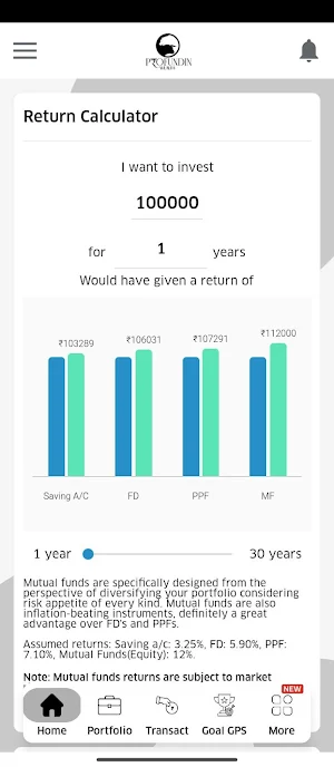 Profundin Wealth Screenshot 3