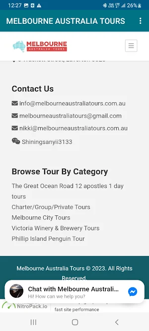 Melbourne Australia Tours Screenshot 2