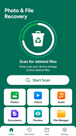 Photo Recovery & File Restore Screenshot 0