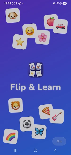 Flip & Learn: Word Card Game Screenshot 0