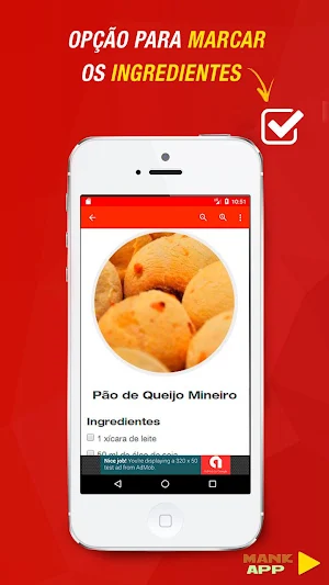 Receitas de Pão de Queijo Screenshot 1