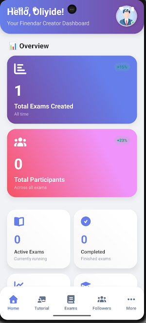 finendar Screenshot 1