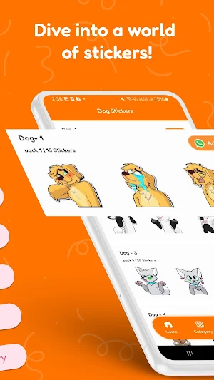 Dog Stickers Screenshot 1