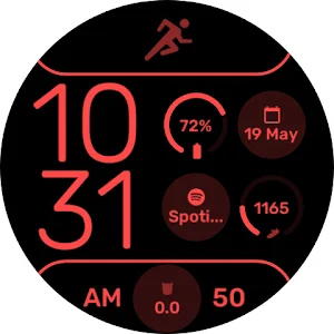 Outdoor - Wear OS Watchface Screenshot 1