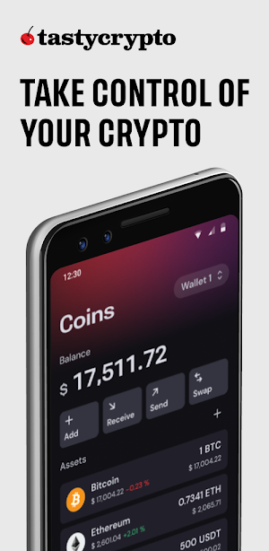 tastycrypto: Crypto Wallet Screenshot 0