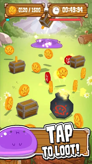 Loot Drop: Coin Collecting RPG Adventures! Screenshot 0