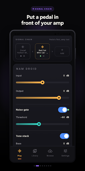 Nam Droid: Guitar Amp Sim Screenshot 1