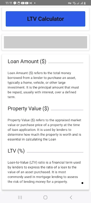LTV Calculator Screenshot 1