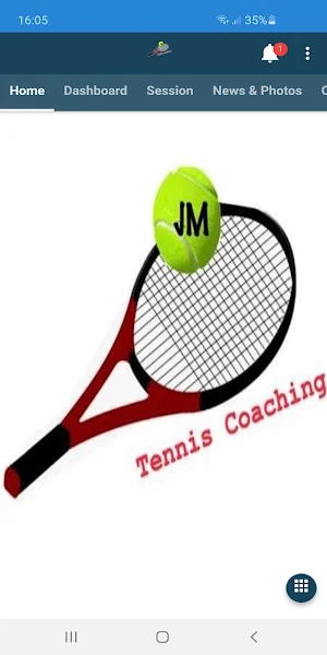 James Morris Tennis Coaching Screenshot 1