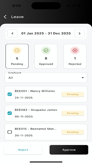 Kiework HRMS Screenshot 3