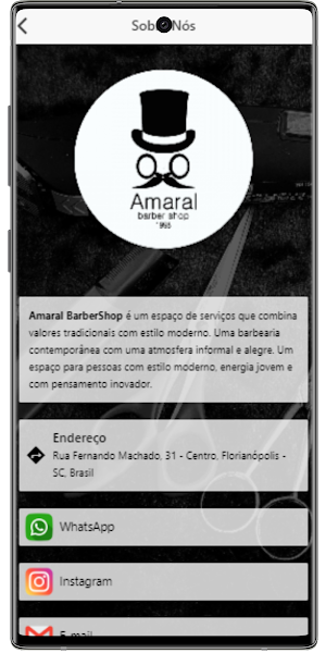 Amaral BarberShop Screenshot 2