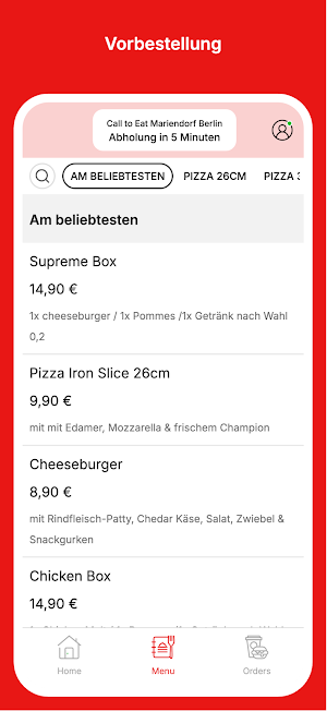 Call to Eat Mariendorf Screenshot 1