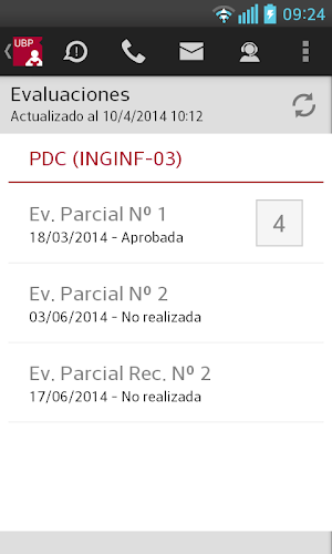 MiUBP Móvil Alumnos Screenshot 2