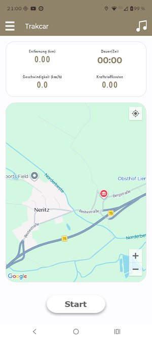 Trakcar: Record car journeys Screenshot 0