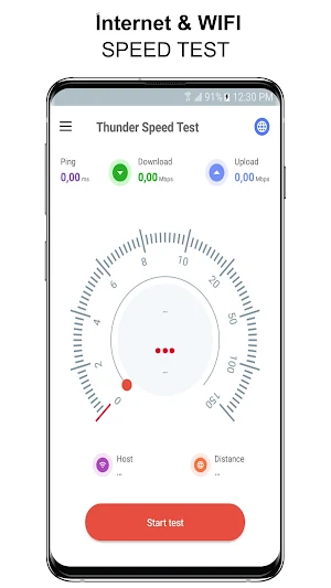 Thunder Speed Test - Internet Speed Meter Screenshot 0