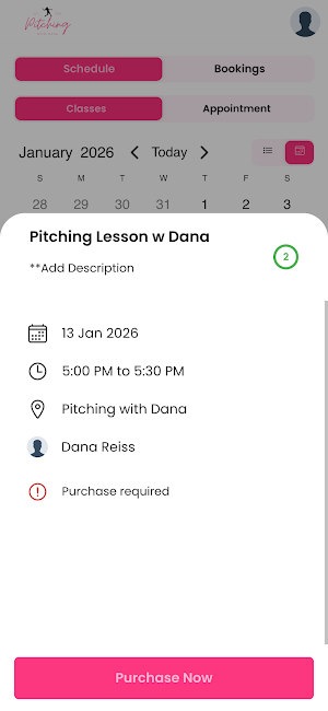 Pitching with Dana Screenshot 1