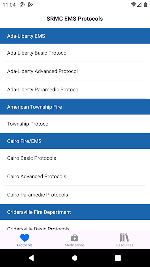 Mercy Health EMS Protocols Screenshot 1