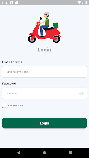 DailyFresh Grocery Rider App Screenshot 0