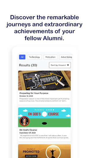 KCBC Alumni Association App Screenshot 0