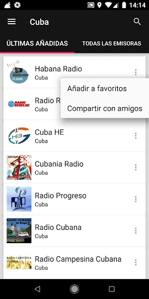 Radios de Cuba Screenshot 1