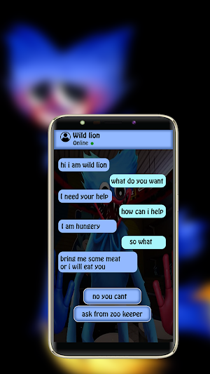 Blue Monster Fake Chat Pranks Screenshot 3