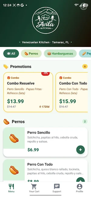 El Avila Kitchen Screenshot 0