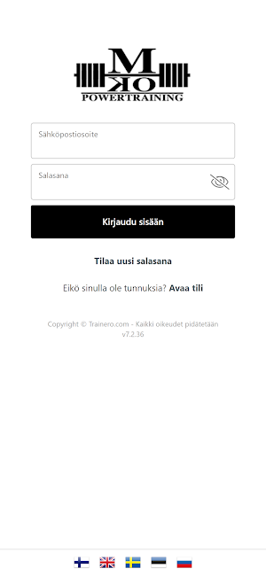 MKO Powertraining Screenshot 0