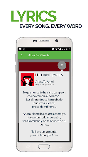 FanChants: Atlas Fans Songs &  Screenshot 2