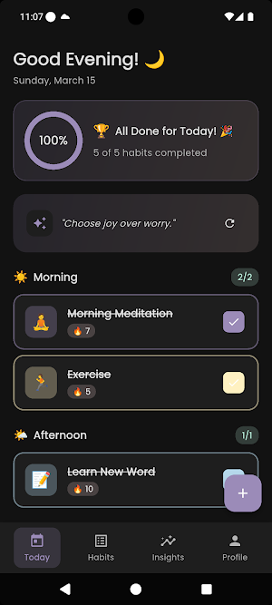 HabitFlow: Daily Habit Tracker Screenshot 0