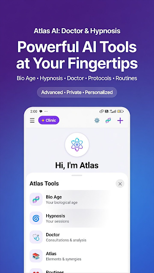 Atlas AI: Doctor & Hypnosis Screenshot 2