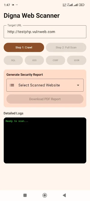 Digna Web Scanner Screenshot 0