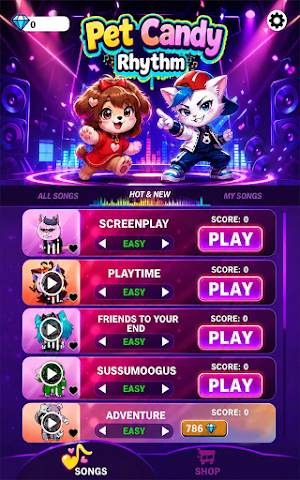 Pet Candy Rhythm Screenshot 1