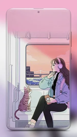 Cute Girly Wallpaper - Aesthetic Wallpaper Screenshot 2