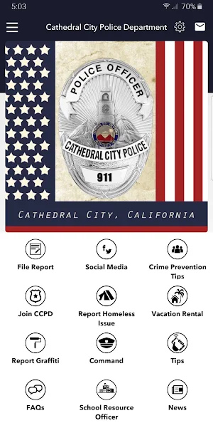 Cathedral City Police Screenshot 0