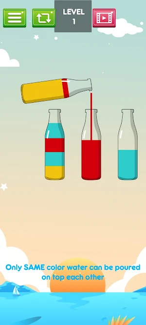 Rompecabezas de Color de Agua Screenshot 1